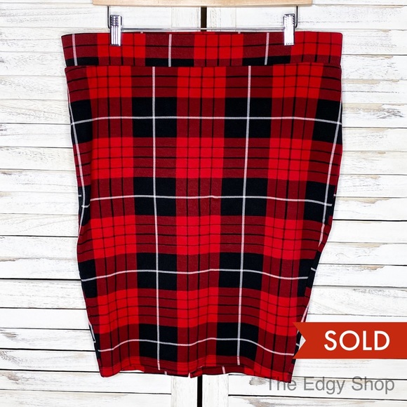 torrid Dresses & Skirts - torrid | Plaid Ponte Pencil Skirt